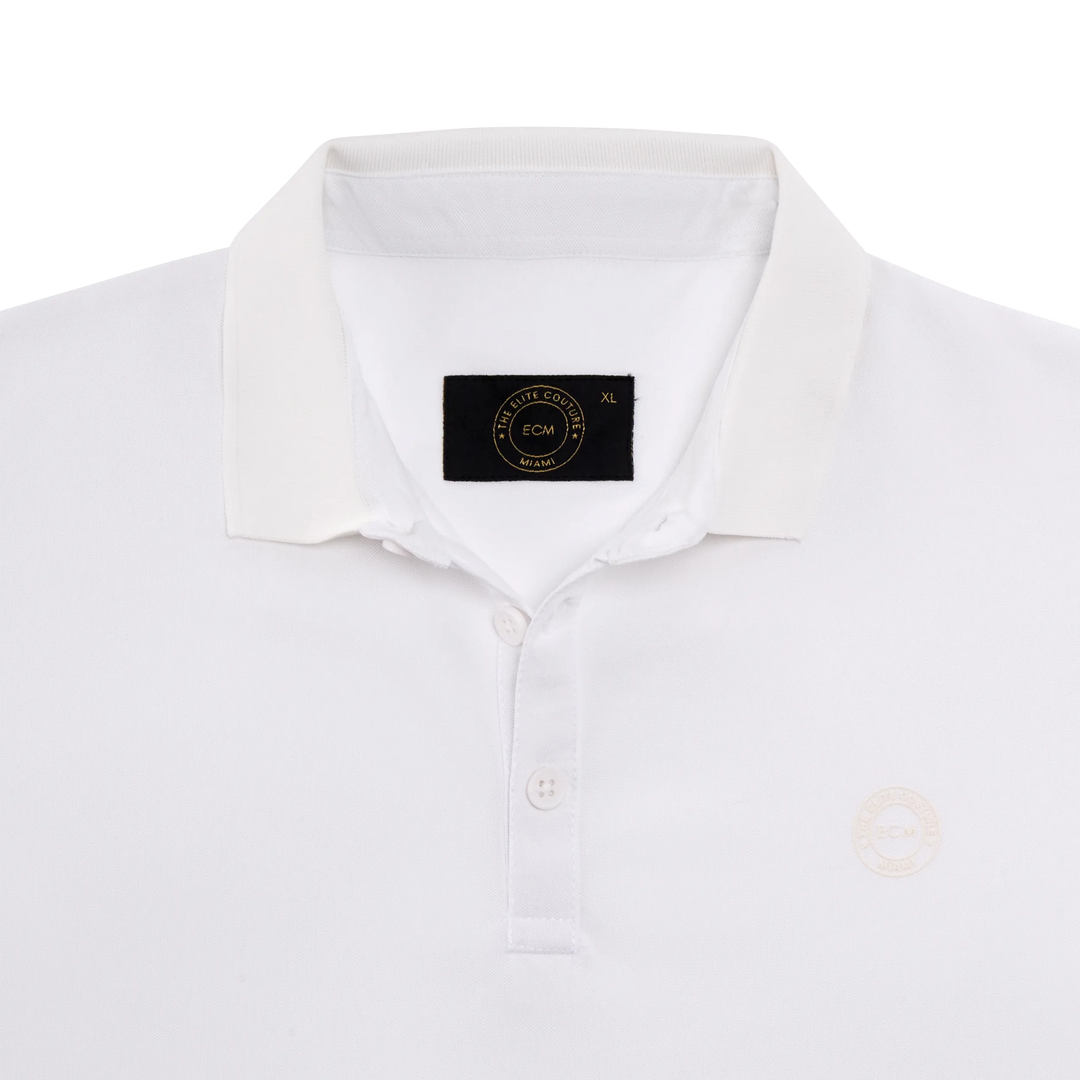 ECM Smart Fit Polo Shirt Ivory White