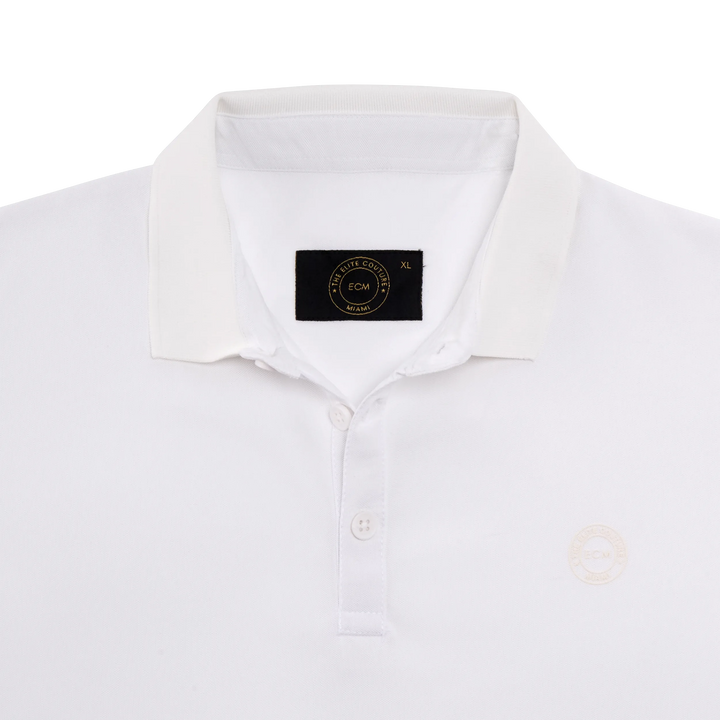 ECM Smart Fit Polo Shirt Ivory White