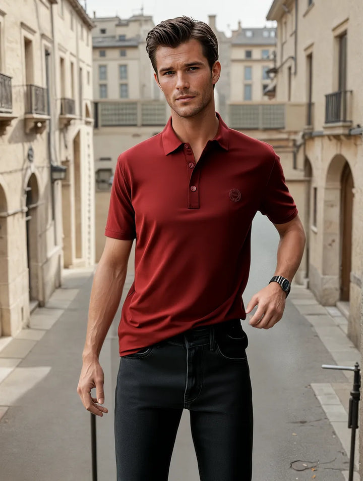 ECM Smart Fit Polo Shirt French Red